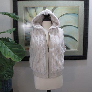 YMI White Hooded Vest
